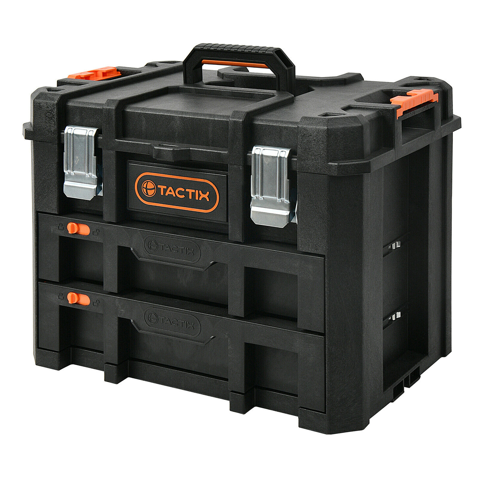 TACTIX HD Storage System - Werkzeugkoffer tief mit Schubladen