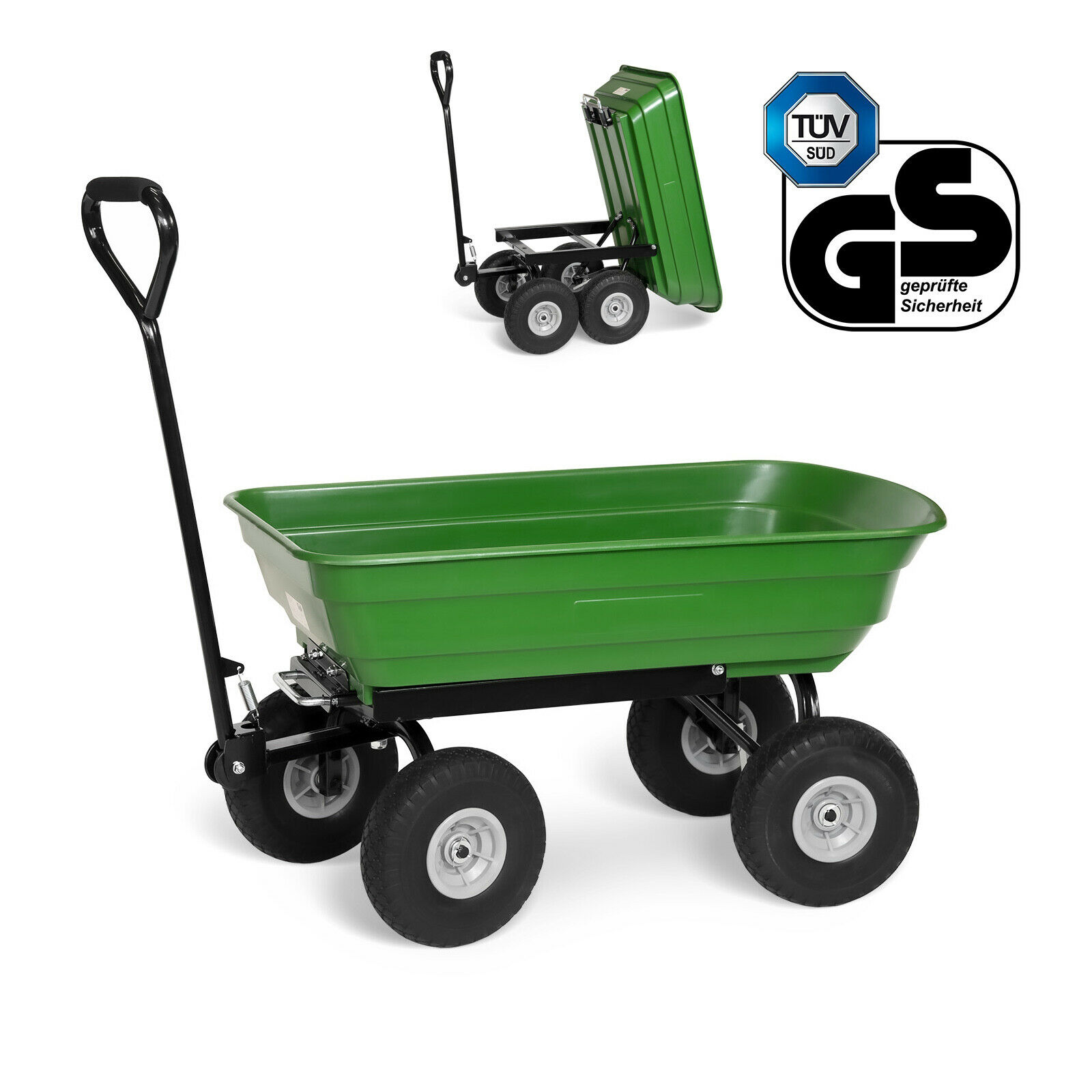 Transport- und Gartenwagen mit Kippfunktion