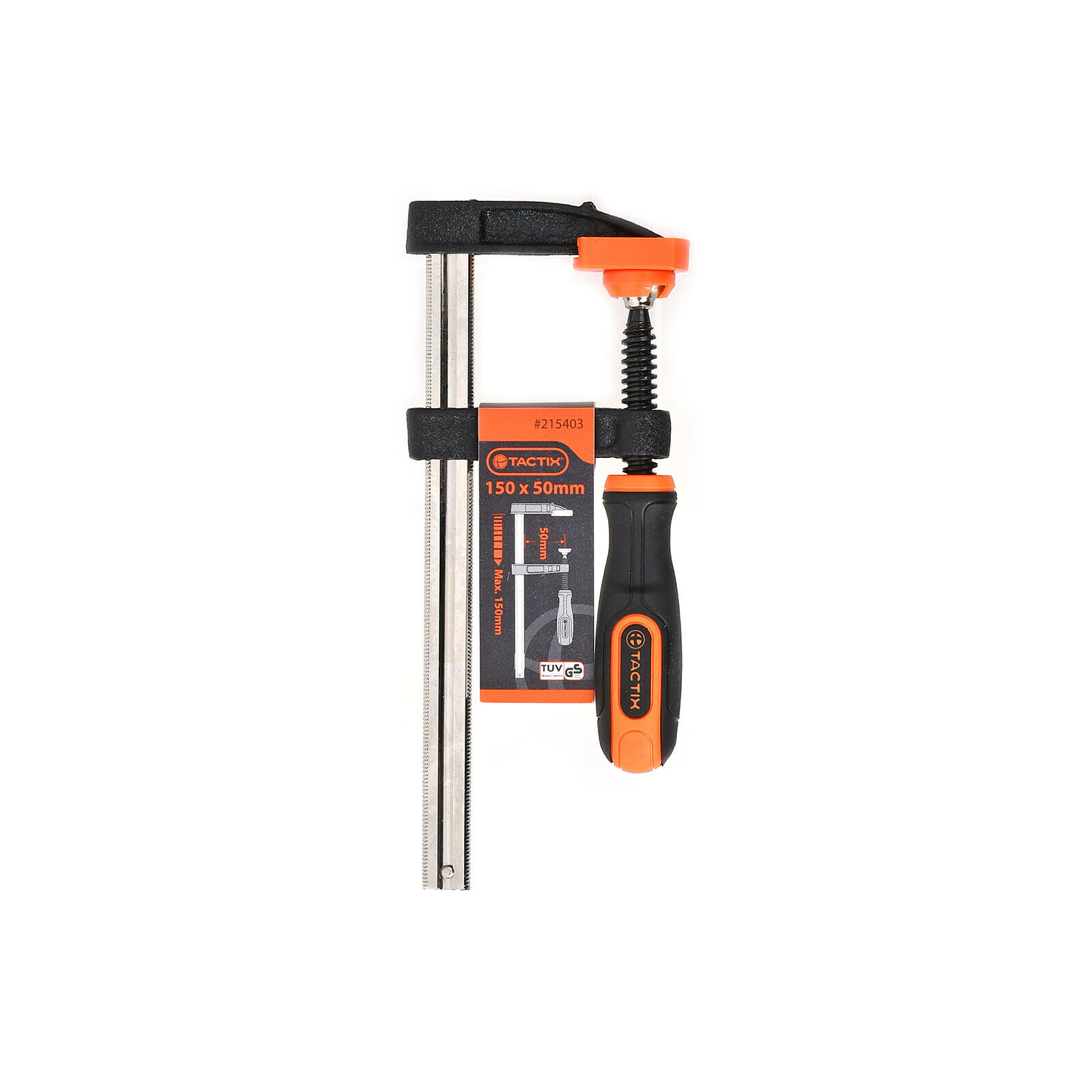 TACTIX Schraubzwinge F - 150 x 50 mm