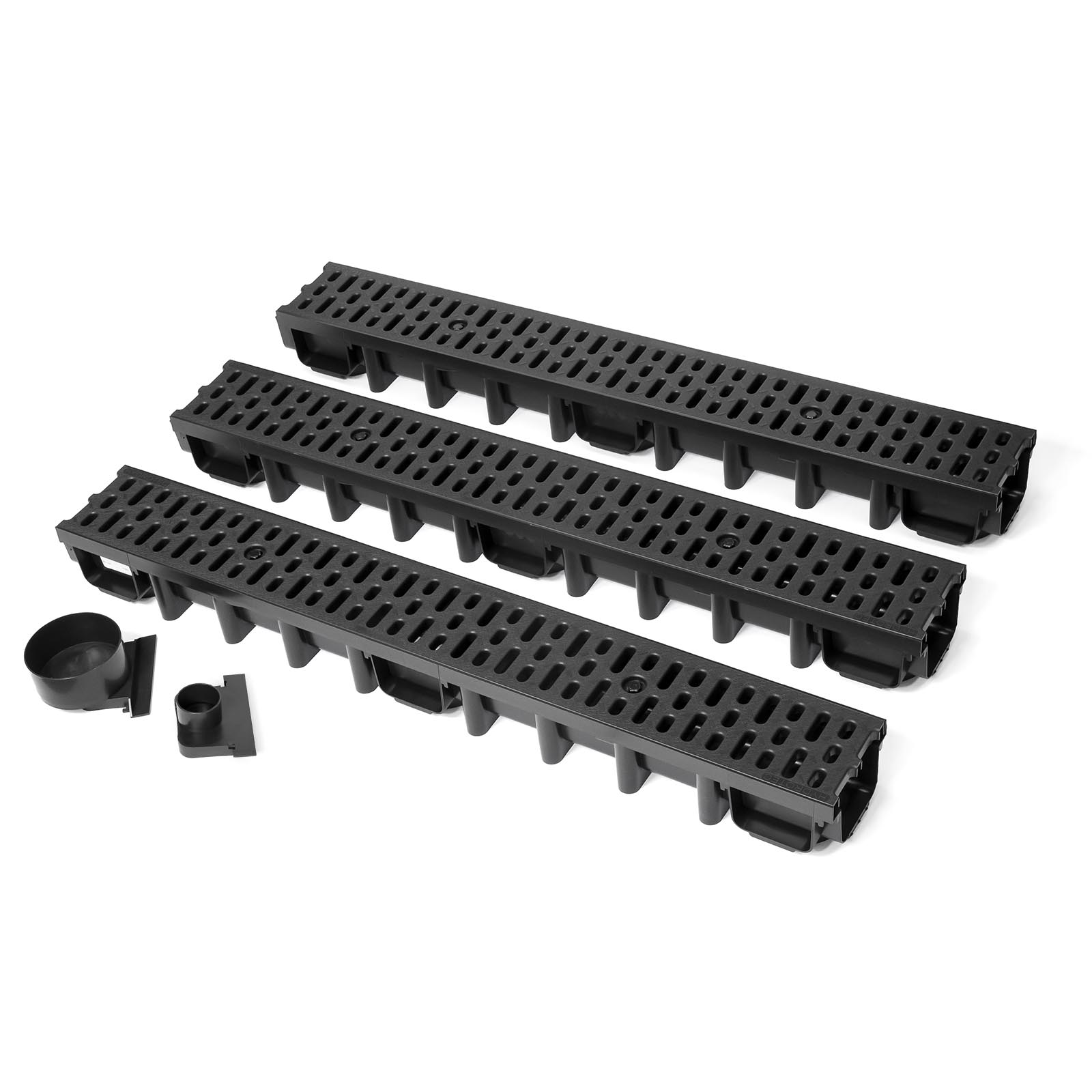 HYDROTEC SELFline Kunststoffrinne 3er-Set
