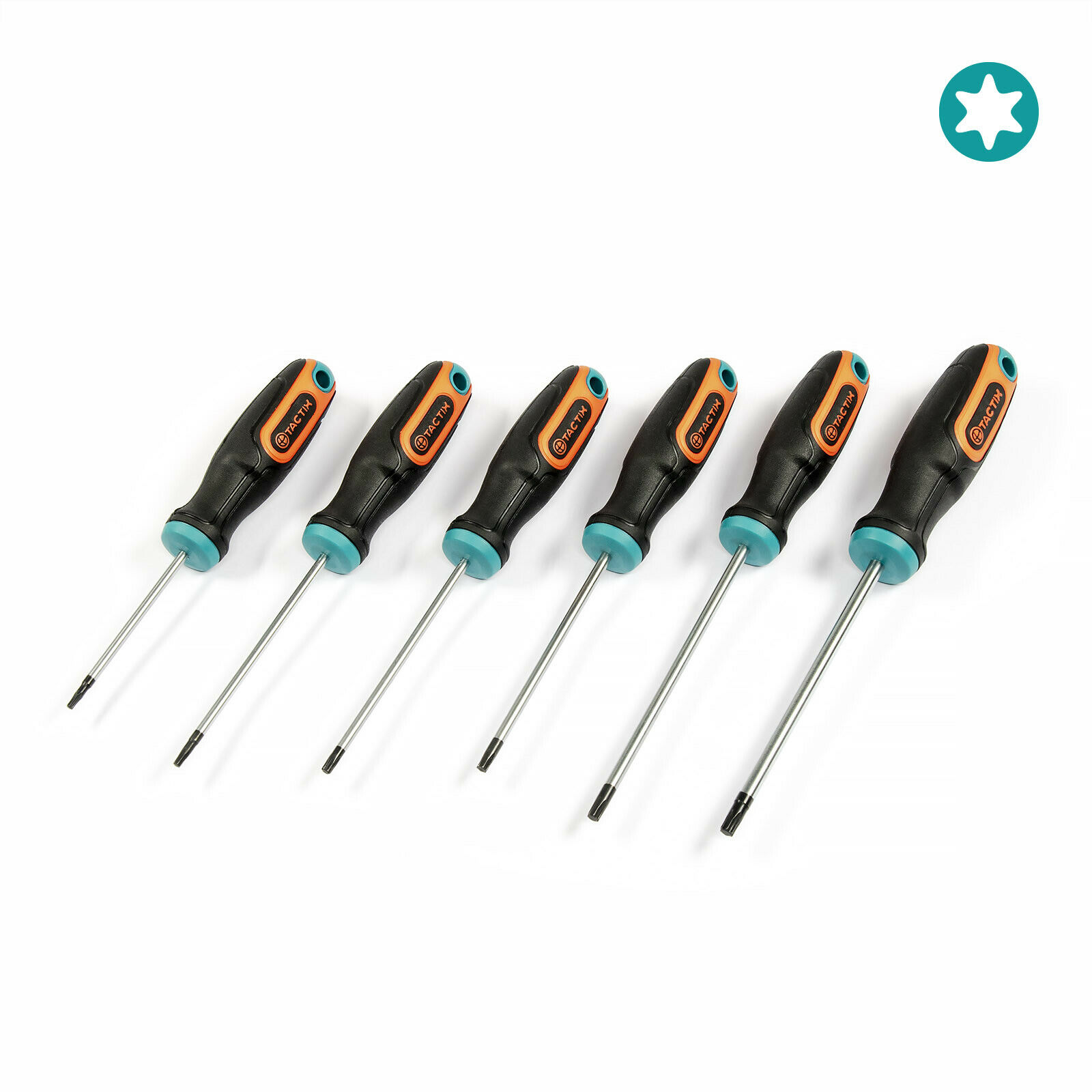 TACTIX Schraubendreher-Set, 6-teilig - Torx