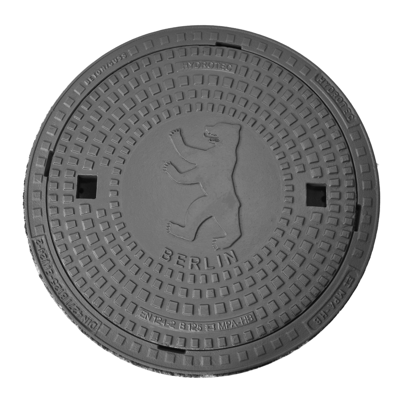 HYDROTEC Schachtabdeckung Länderwappen Berlin B125