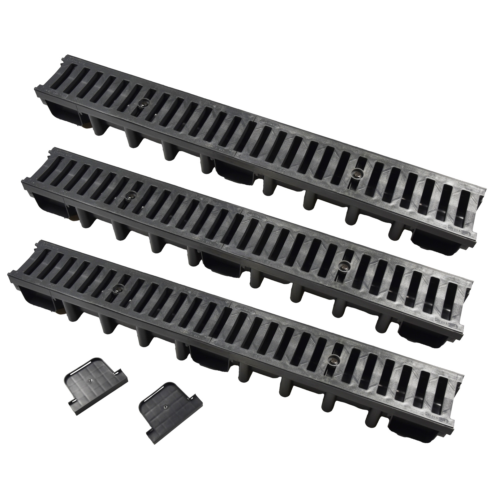 HYDROTEC SELFline Kunststoffrinne B125 3er-Set 