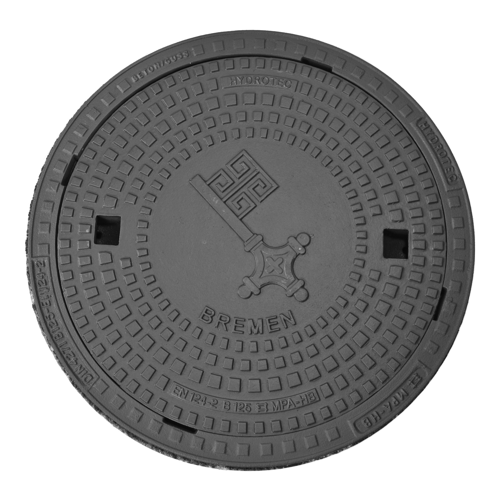 HYDROTEC Schachtabdeckung Länderwappen Bremen B125