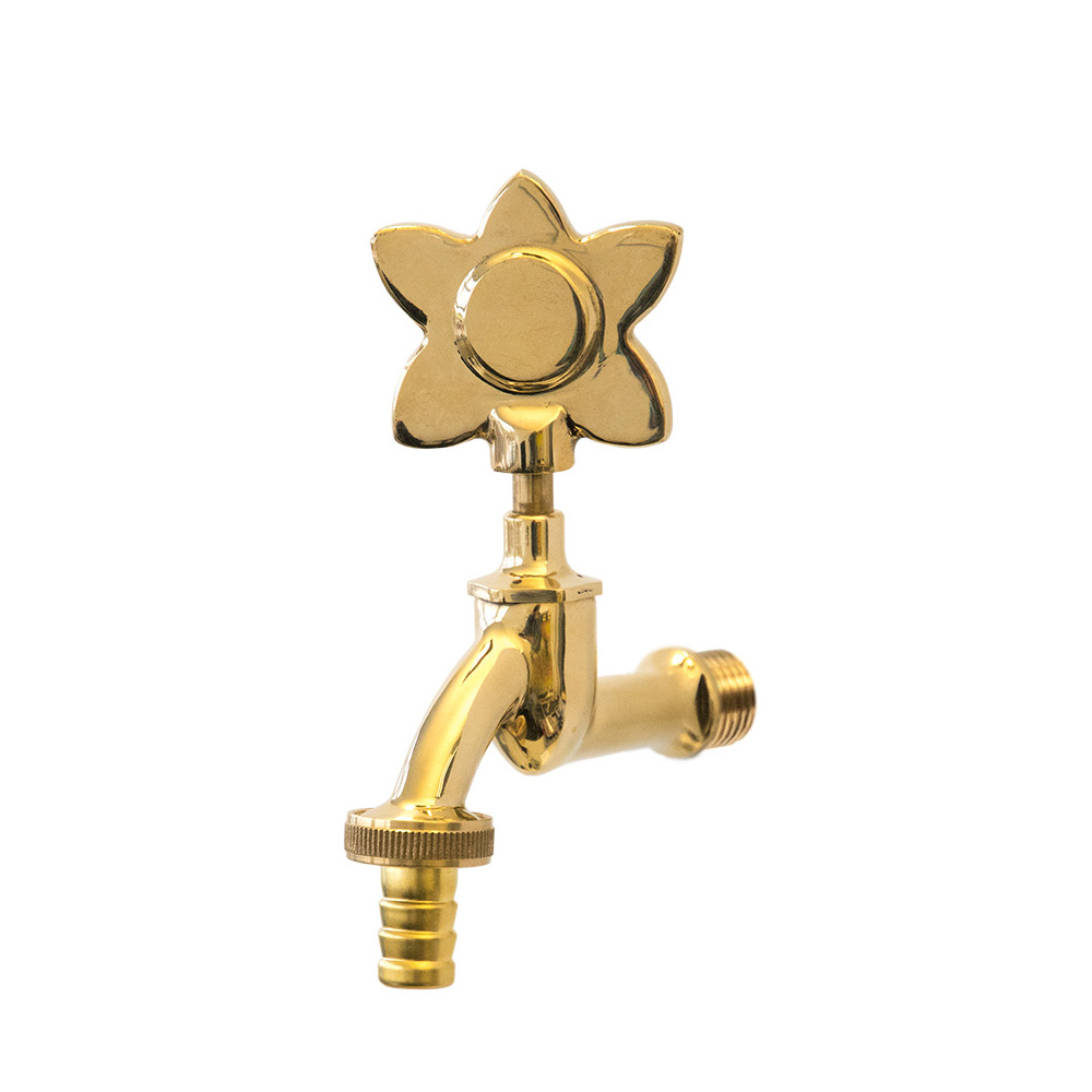 Design Messing-Wasserhahn - Blume
